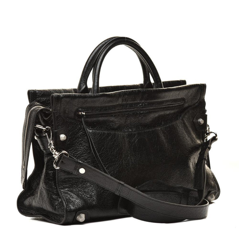 Balenciaga Black Mute City Small Tote Bag