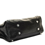 Balenciaga Black Mute City Small Tote Bag Bottom View