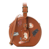 Louis Vuitton Tan Calfskin Catogram Petite Boite Chapeau Bag