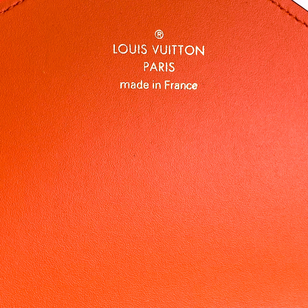 Louis Vuitton Limited Edition Marron/Orange Catogram Canvas Grace  Coddington Kirigami Pouch Set - Yoogi's Closet