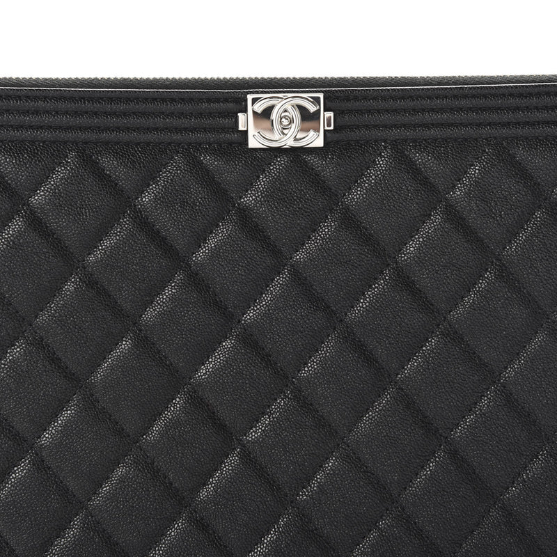 chanel pouch caviar