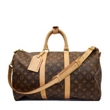 Louis Vuitton Monogram Canvas Keepall Bandouliere 45 Travel Bag