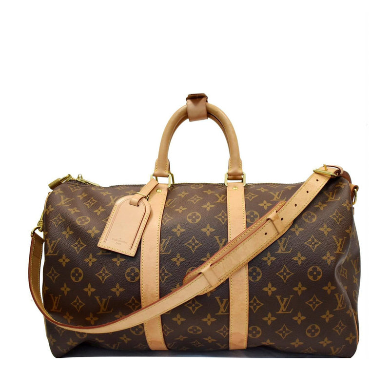 Louis Vuitton Monogram Keepall Bandouliere 45 Travel Bag