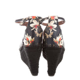 Givenchy Floral Print Wedge Sandals