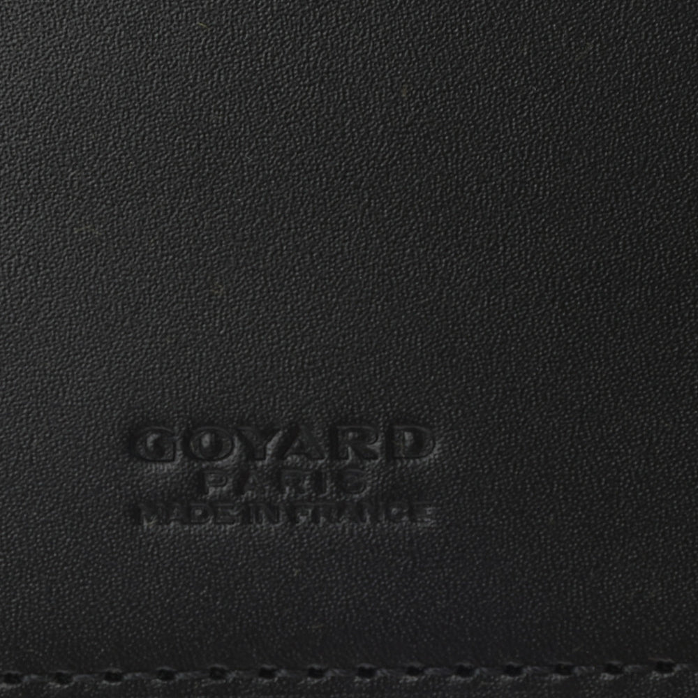 Goyard Black Coated Canvas Victoire Portefeuille