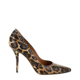 Givenchy Leopard Leather Studded Heels