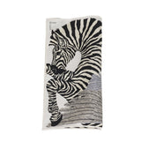 Hermes Noir/Blanc Silk Zebra Pegasus Nano Scarf - Luxybit
