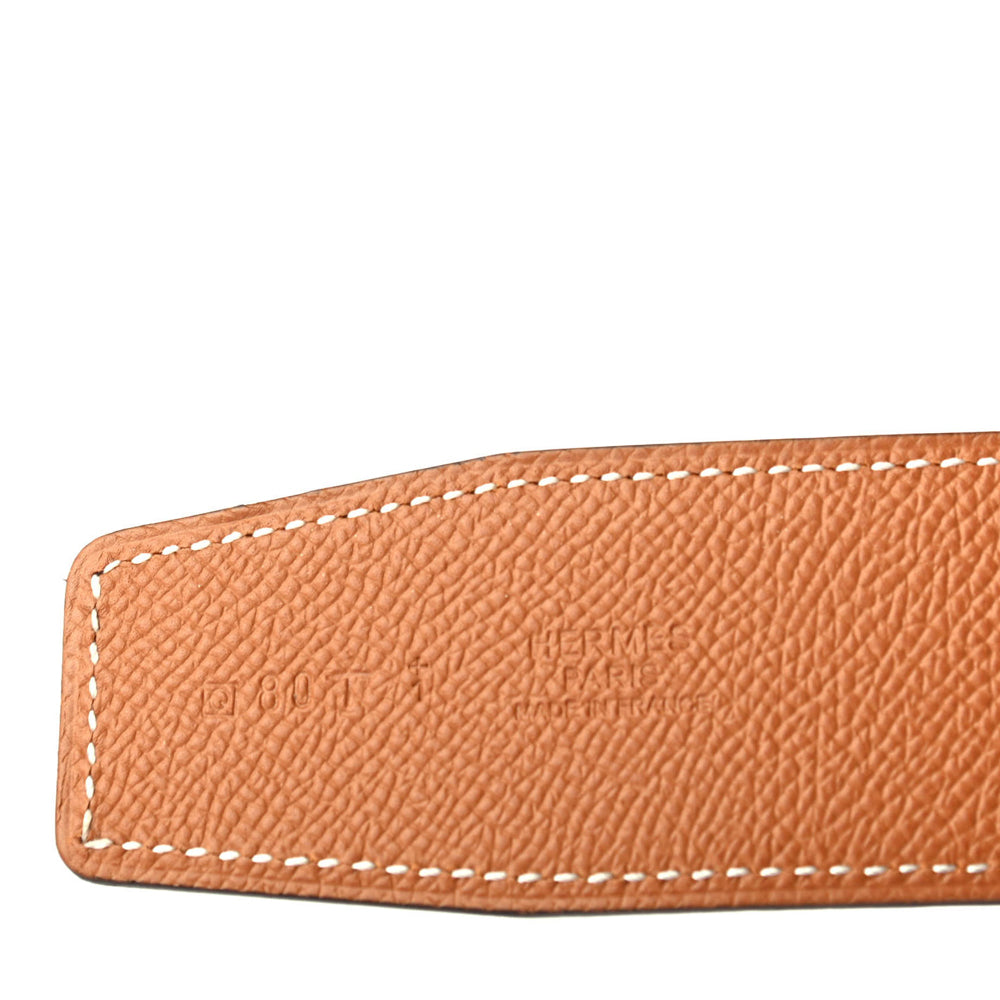 Hermes 38mm Gold Epsom/Etain Swift Leather Gold Plated  display picture 1