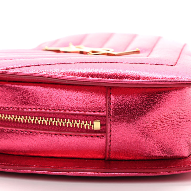 Saint Laurent Hot Pink Matelassé Monogram A5 Pouch | myGemma | Item #115460