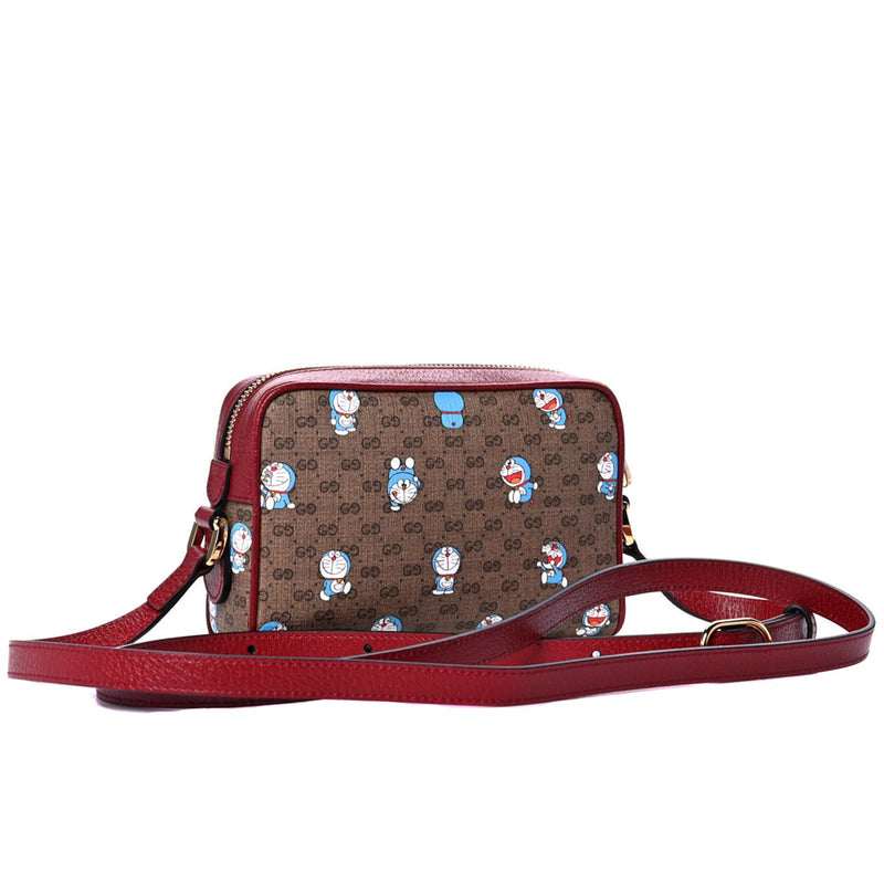 Gucci X DORAEMON Vintage GG Supreme Monogram Mini Bag 647784 562600