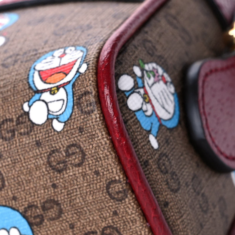 Gucci X DORAEMON Vintage GG Supreme Monogram Mini Bag