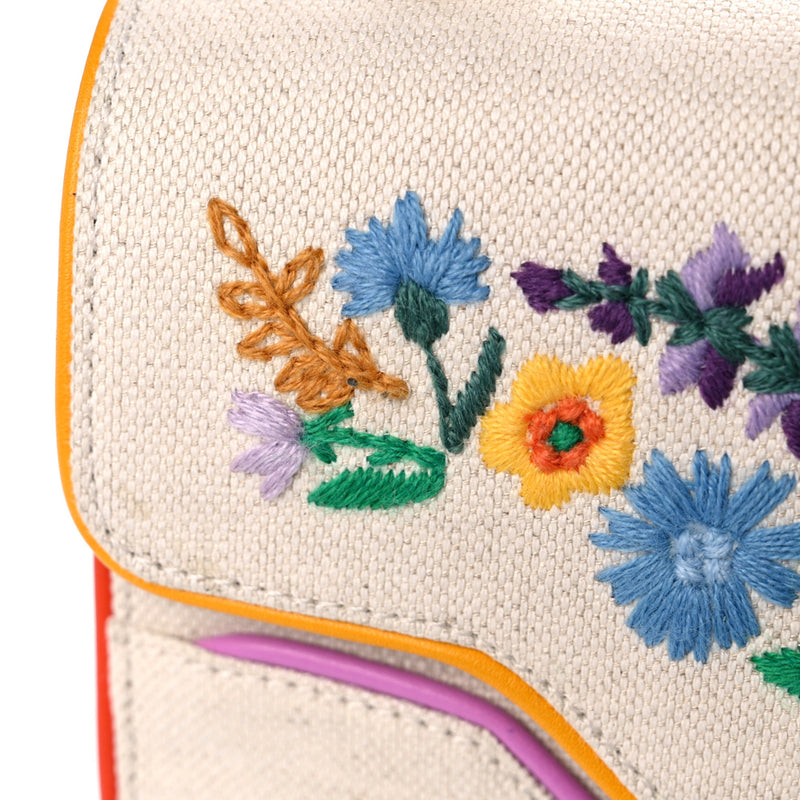 Gucci Linea Ricami Floral Cat Embroidered Shoulder Bag 499617 213317