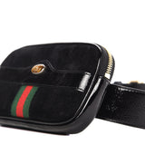 Gucci Black Suede Mini Ophidia Iphone Belt Bag