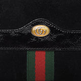 Gucci Black Suede Mini Ophidia Iphone Belt Bag - Luxybit
