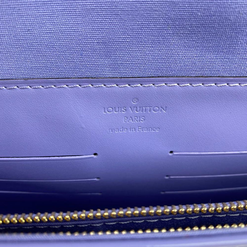 3ac2946] Auth Louis Vuitton 2Way Bag Monogram Vernis Clutch Ana M90115 Lila