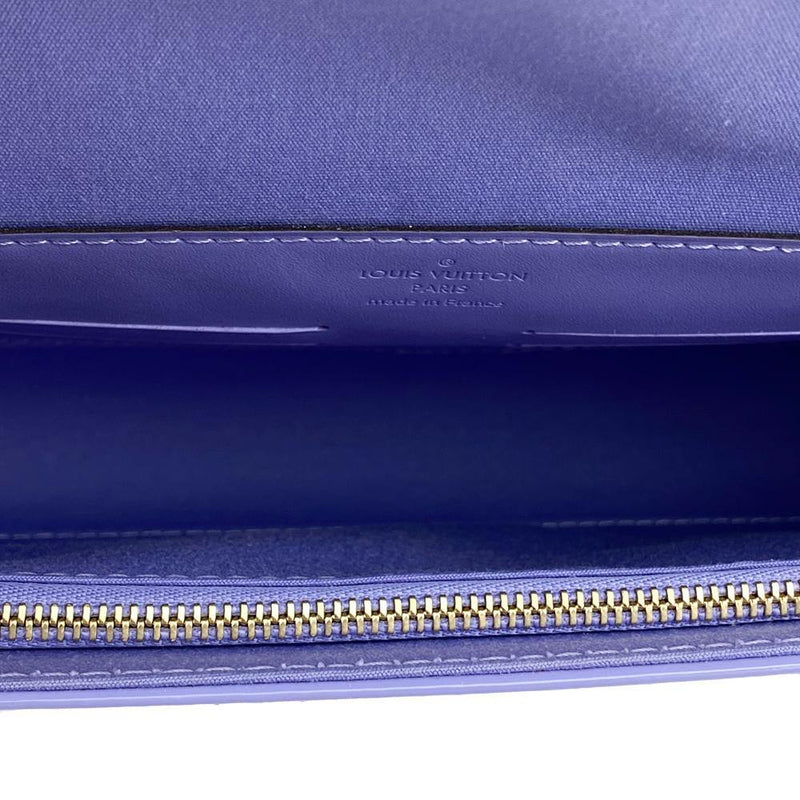 LOUIS VUITTON Bleu Vernis Ana Crossbody Clutch - More Than You Can Imagine