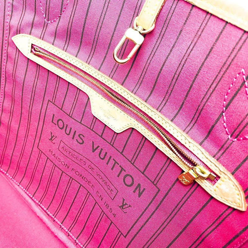 Louis Vuitton Pink Monogram Canvas Neverfull Pouch PM NM