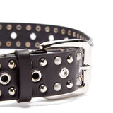 Isabel Marant Studded Leather Rica Belt Silver Buckle