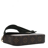 Louis Vuitton Khaki Green Monogram Felicie Strap & Go