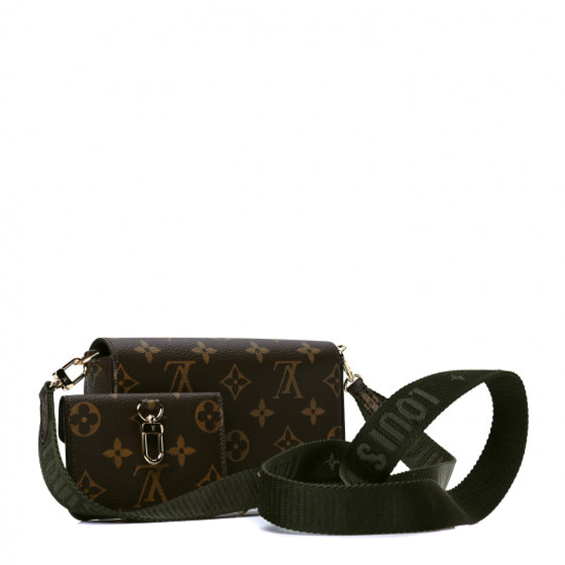 LOUIS VUITTON Felicie Strap & Go Pochette Monogram Canvas Shoulder Bag