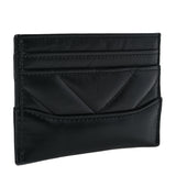 Chanel So Black Quilted Gabrielle Card Holder