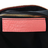 Balenciaga Rose Azalee Lambskin Leather Giant 12 Gold Sac Convertible Backpack Bag