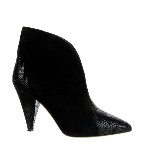 Isabel Marant Black Suede Leather Archee Ankle Boots