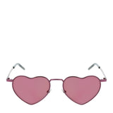 Saint Laurent Pink Tinted Heart Sunglasses