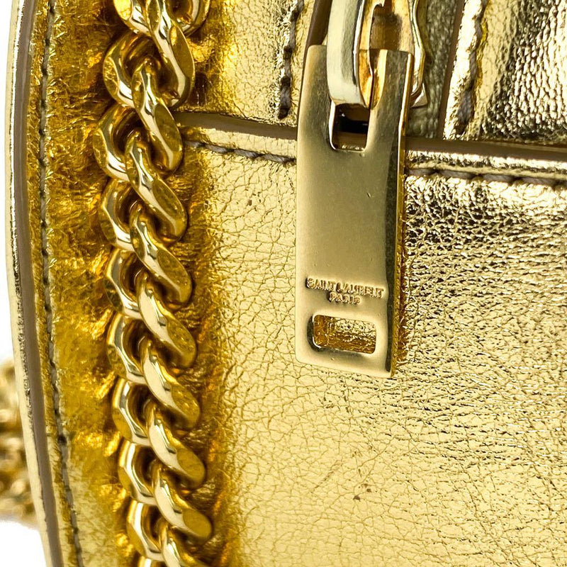 Yves Saint Laurent Metallic Leather Corset Bag - Gold Mini Bags, Handbags -  YVE98632