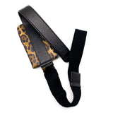 Dolce & Gabbana Leopard Print Dauphine Calfskin Smartphone Holder Crossbody Bag