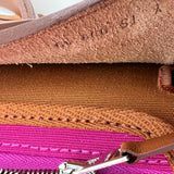 Hermes Pink Herbag Zip Bag Y Date 