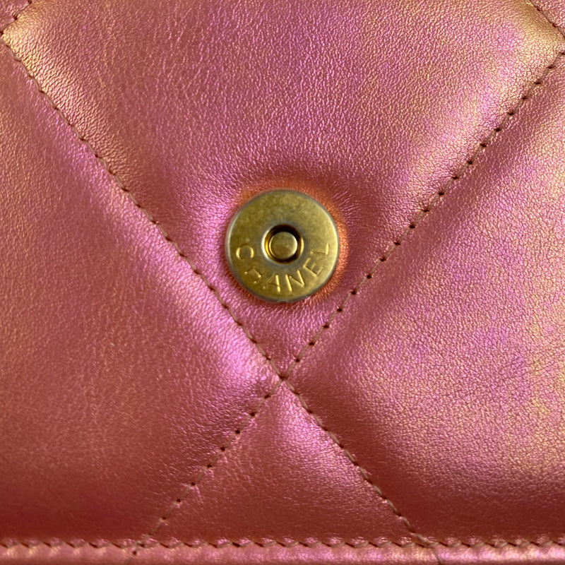 chanel logo tote bag large