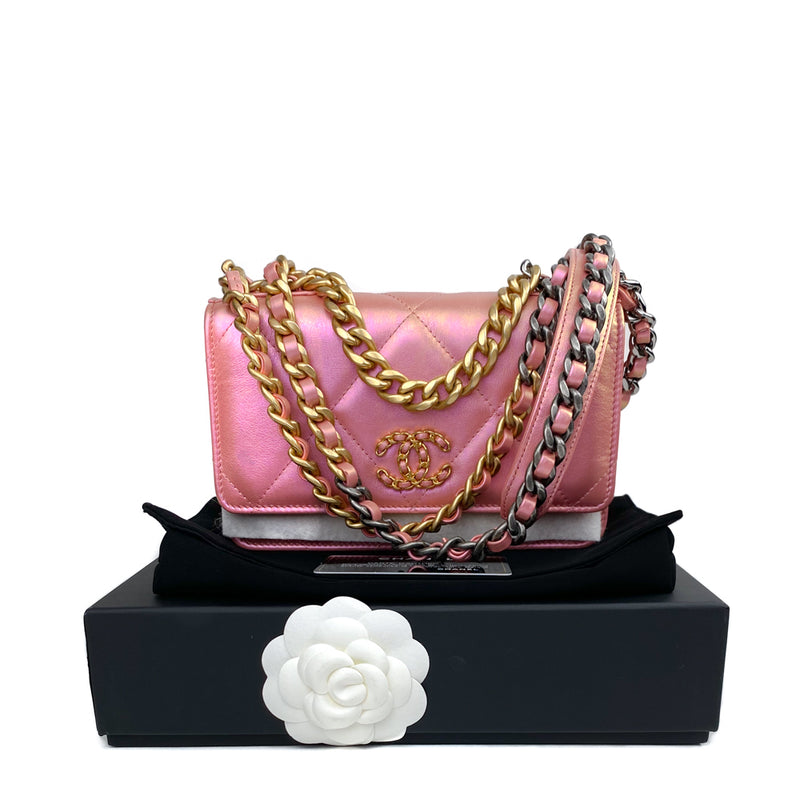 CHANEL 2022-23FW Chanel 19 Handbag (AS1160 B07652 NG864, AS1160