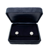 Tiffany & Co Platinum Soleste Diamond Earrings Carat .30