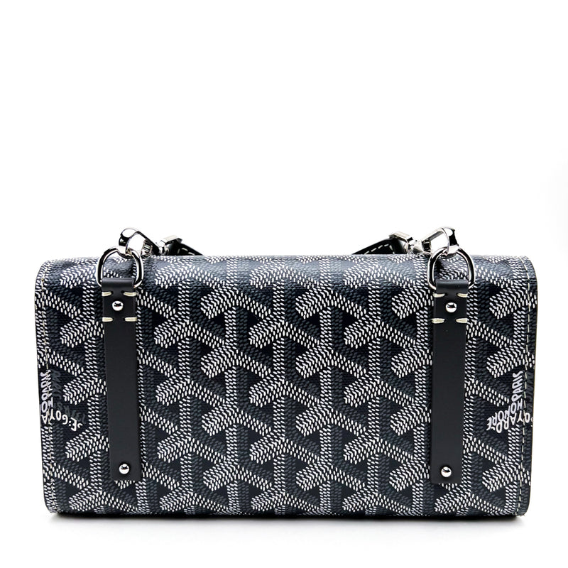 Goyard Black/Brown Goyardine Coated Canvas and Leather Monte Carlo