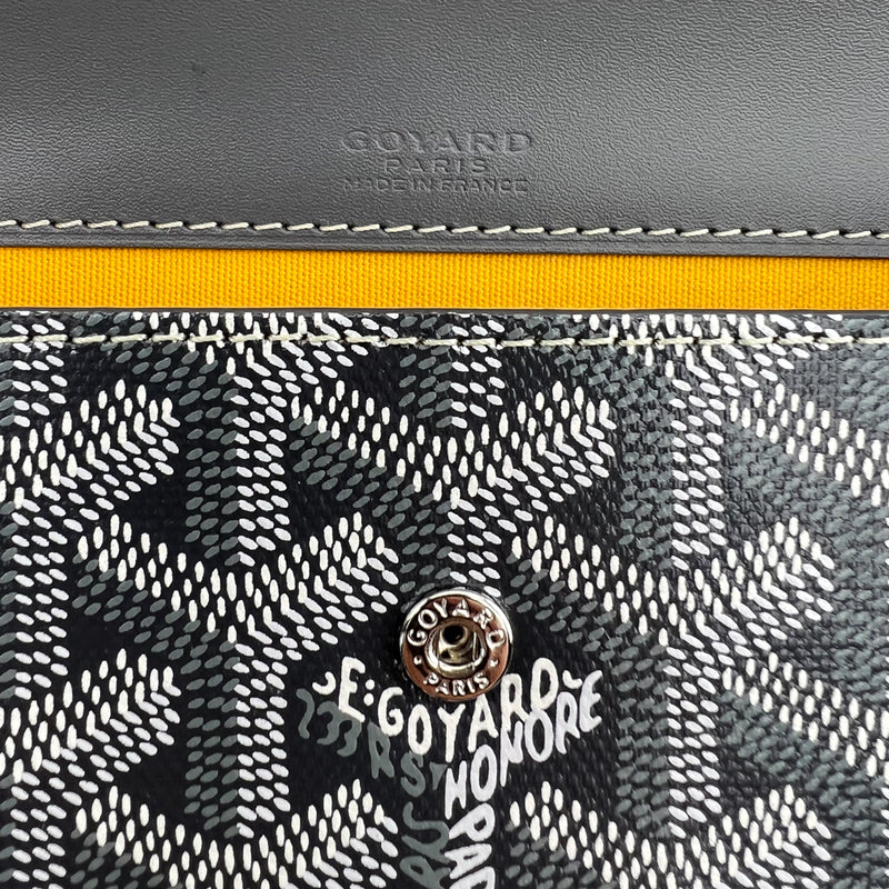 GOYARD Grey Goyardine Monte Carlo Mini Case Bag With Strap