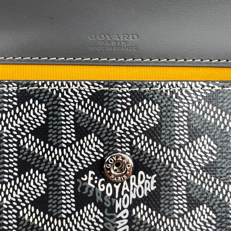 Goyard Grey Goyardine Monte Carlo Mini Case Bag With Strap