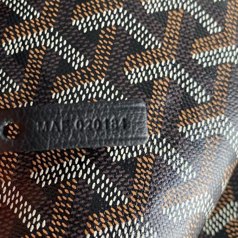 Goyard Black Chevron Print Coated Canvas Okinawa PM Tote Bag