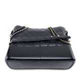 CHANEL Large CHANEL GABRIELLE hobo bag BLACK LEATHER ref.156015