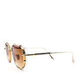 Jacques Marie Mage Gold Harcourt Aviator Sunglasses - Luxybit