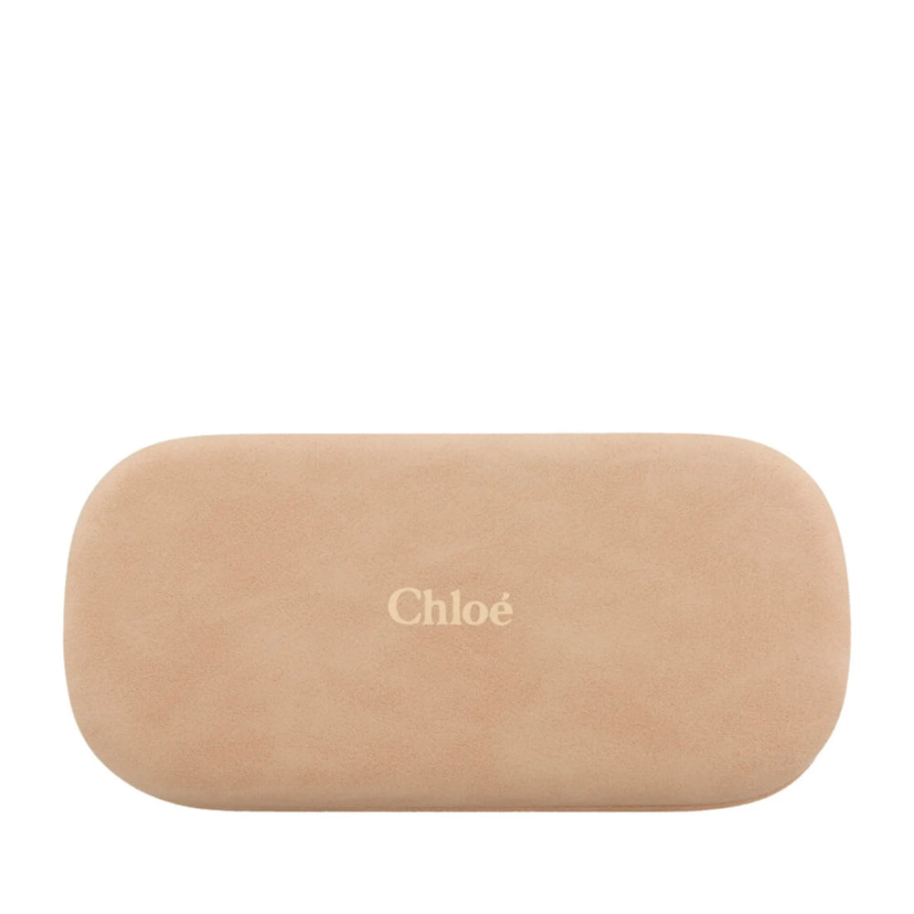 Chloe Grey Vera Scallop Round Sunglasses display picture 2