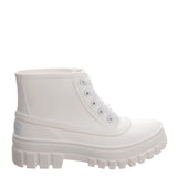 Givenchy Glaston Lace-up Rubber Rain Boots White