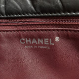 Chanel Black Aged Calfskin Quilted Reissue 2.55 Tote Bag