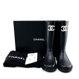 Chanel Caoutchouk CC Rain Boots