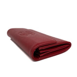 Caviar Leather CC Classic Flap Wallet Red.