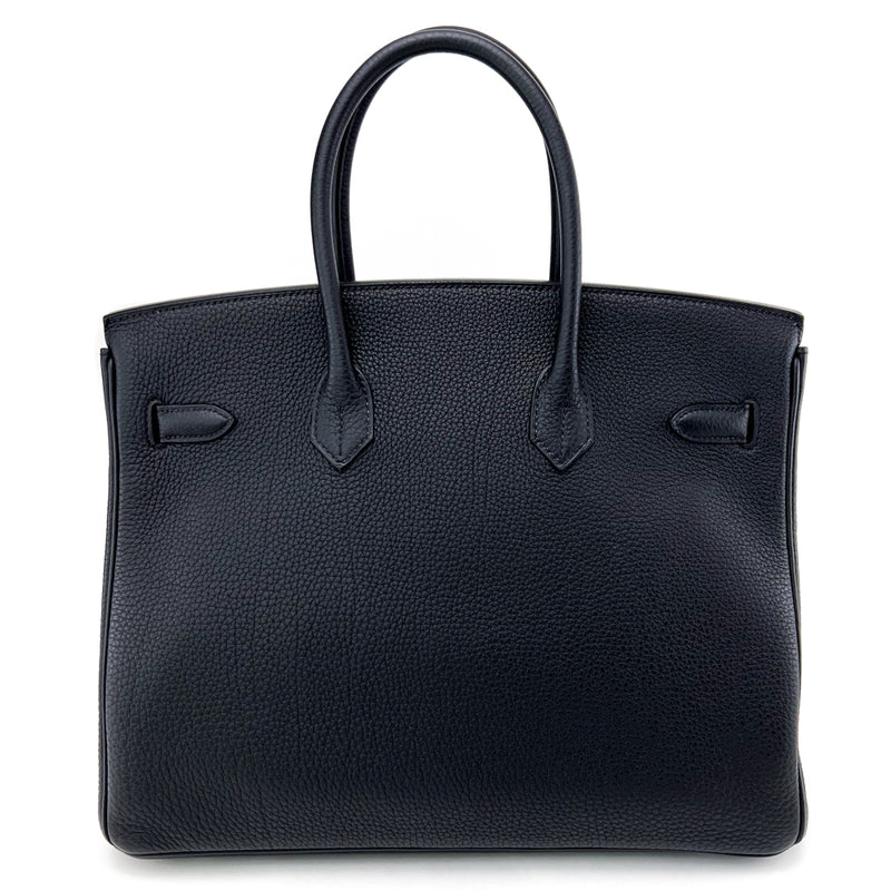 Hermes Clemence Birkin 35 Black - Price in Description - THE PURSE AFFAIR