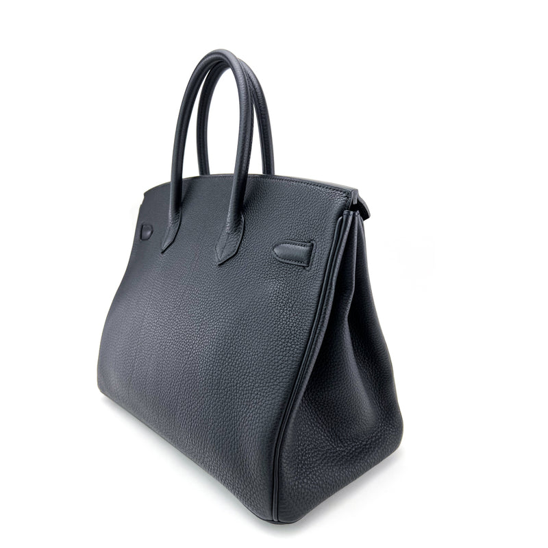 Hermès Black Birkin 35cm of Togo Leather with Palladium Hardware, Handbags  & Accessories Online, Ecommerce Retail