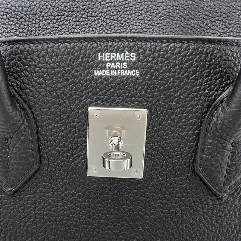 Hermes Birkin Black 35 Togo Leather w/Original Box and Invoice