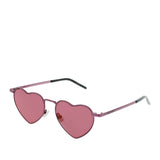 Saint Laurent Pink Heart Sunglasses