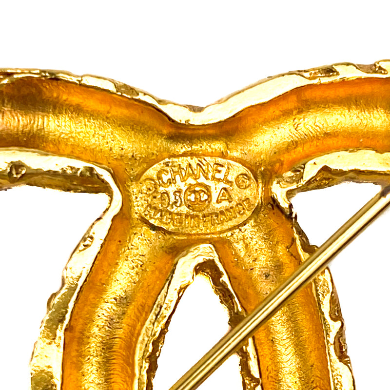 chanel logo chain belt vintage